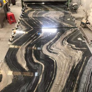 Black Wood Grain Marble