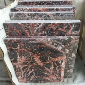 Red And Black Marble tiles