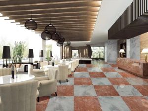 Rose Marble tiles