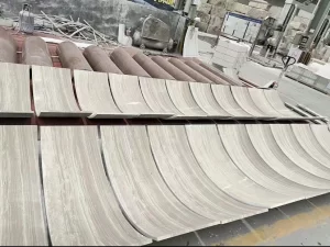 White Wood Marble Slab: 2800 x 1600mm