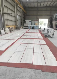 White Wood Marble Slab: 2800 x 1600mm