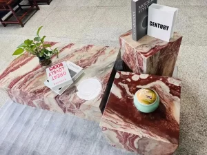 Monica Red Marble