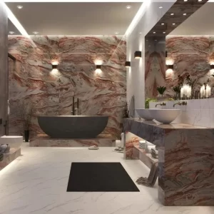 Monica Red Marble