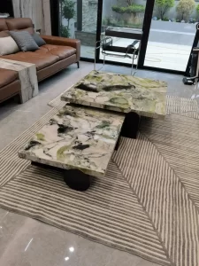 Cold Jade Marble Coffee Table