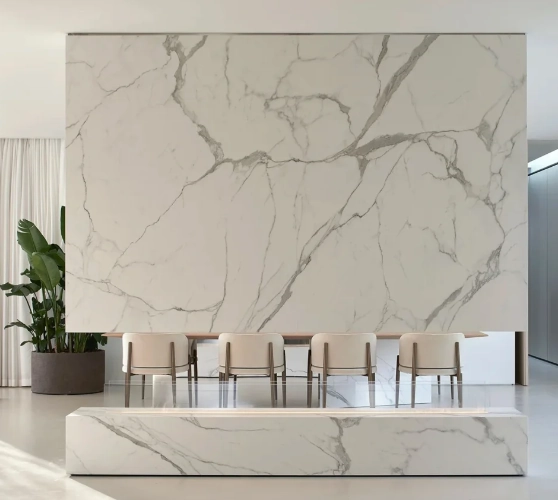 Calacatta White Marble slabs Background wall