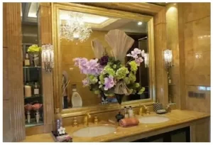 Golden Rose Beige Marble Slab
