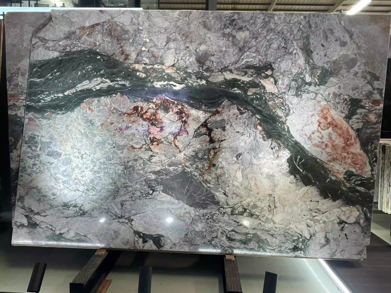 four season pink marble slab