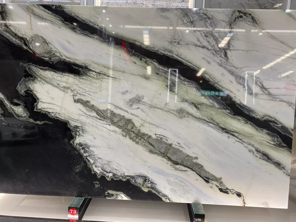panda white marble slabs