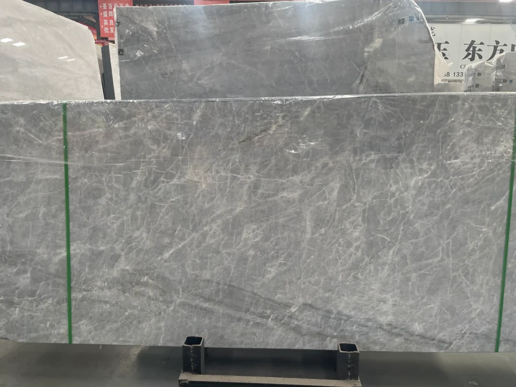 Ice Blue Grey Marble different size