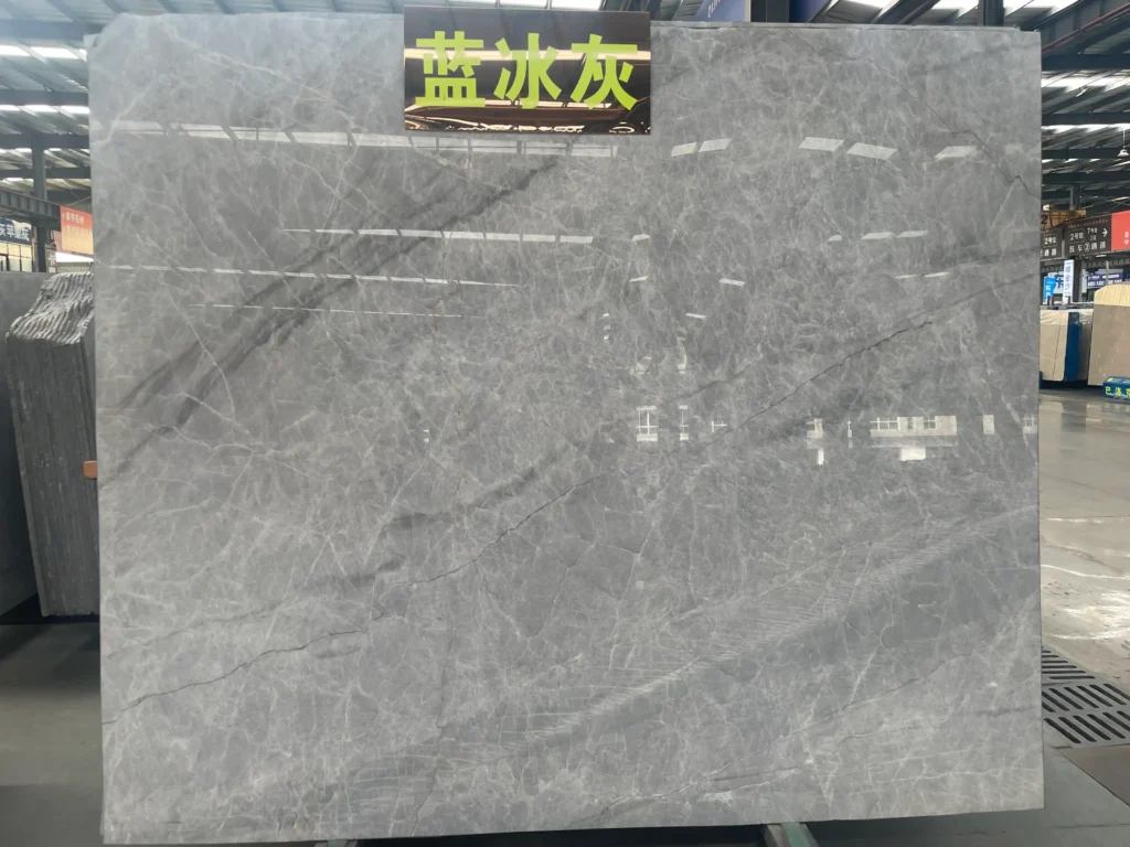 Turkey Ice Blue Grey Marble slabs